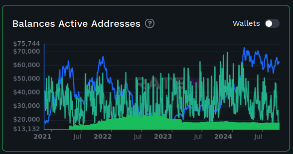 Balances Active Addresses
