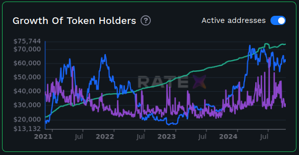 Growth Of Token Holders
